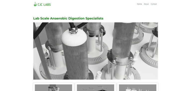 CJC Labs website homepage