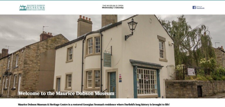 Darfield Museum website homepage